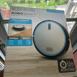 Black & Decker RoboSeries Vacuum with Blue Trim